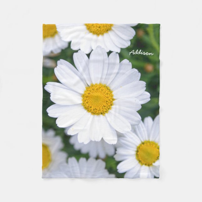 Personalisierte Fleece Blankets Frühlingsblumen (Vorderseite)