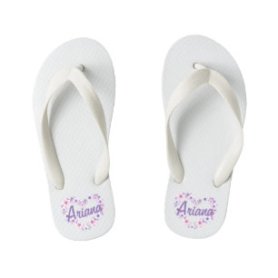 Personalisierte Flip Flop Flops für Blumenmuster
