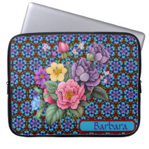Personalisierte Floral Electronics Bag