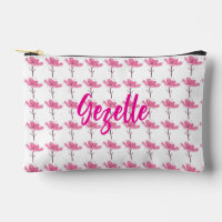 Personalisierte florale Schminktasche, Kosmetiktüt