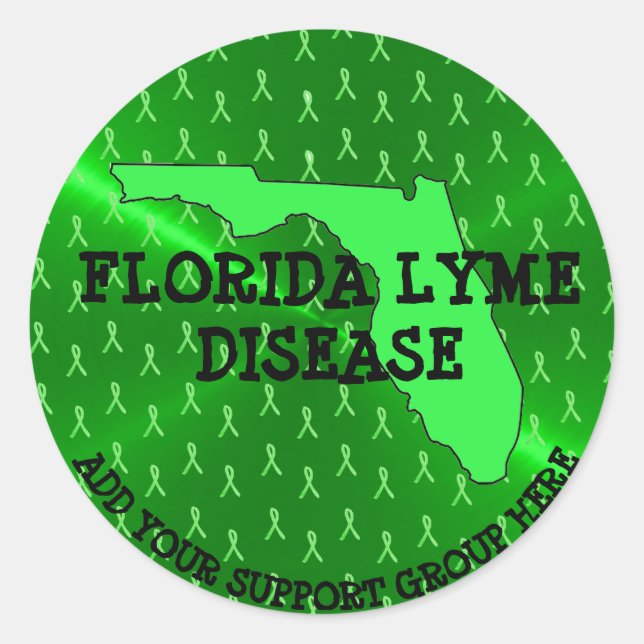 Personalisierte Florida Lyme Aufkleber (Vorderseite)