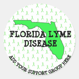 Personalisierte Florida Lyme Aufkleber