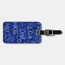 Personalisierte Flughafen-Codes Gepäckanhänger