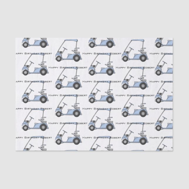 Personalisierte Folien aus Golftücher Seidenpapier (Vorderseite)