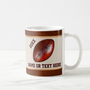 Personalisierte Football-Geschenkideen für Jungen Tasse