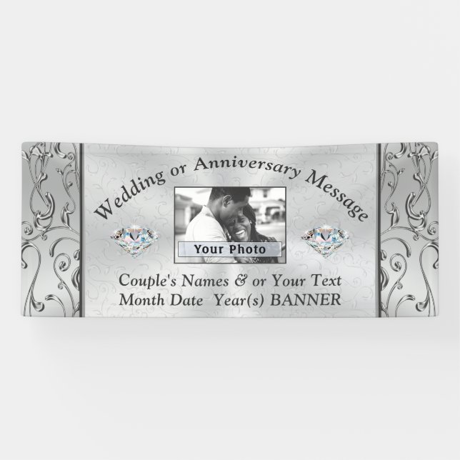 Personalisierte Foto-Banner für jeden Anlass Banner (Horizontal)