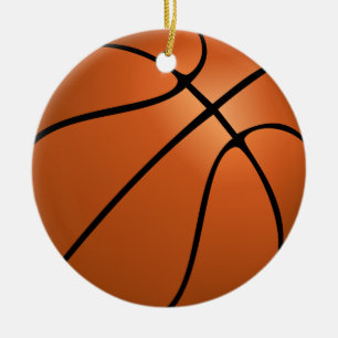 Personalisierte Foto-Basketball-Verzierung Keramikornament