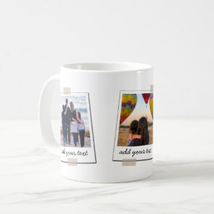 Personalisierte Foto-Collage der Familie 3 Kaffeetasse