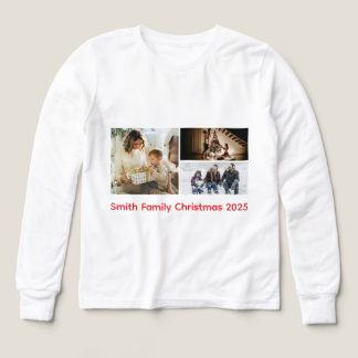 Personalisierte Foto-Collage Familie Weihnachten