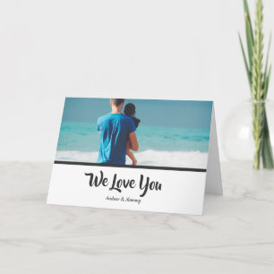 Personalisierte Foto Collage Happy Vatertag Liebe Karte