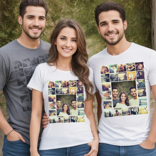 Personalisierte Foto-Collage T-Shirt