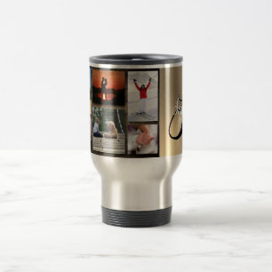 Personalisierte Foto Collage Travel Mug Reisebecher