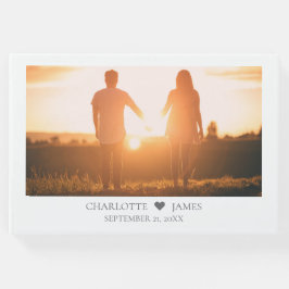 Personalisierte Foto Couple Wedding Gästebuch
