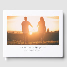 Personalisierte Foto Couple Wedding Gästebuch
