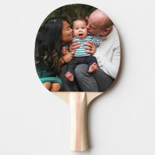 Personalisierte Foto-Familie Tischtennis Schläger