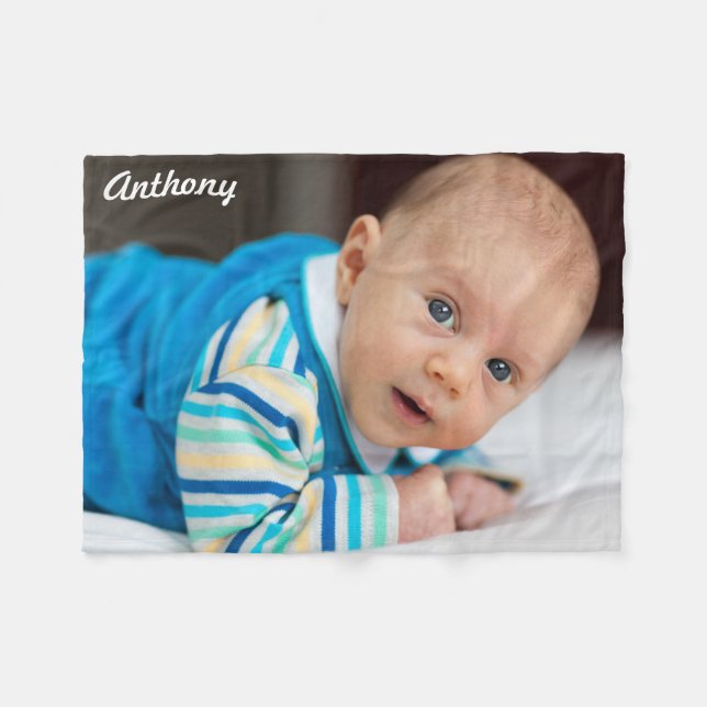 Personalisierte Foto Fleece-Decken mit Ihrem Foto Fleecedecke (Vorderseite (Horizontal))