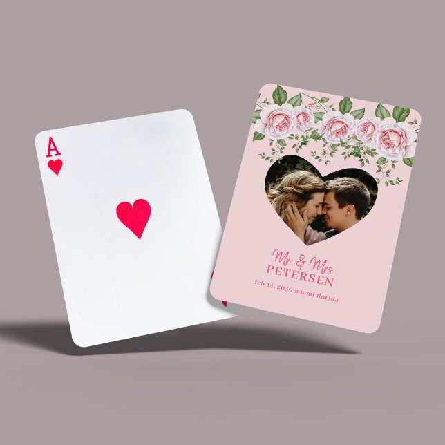 Personalisierte Foto-Gastgeschenk Hochzeit Spielkarten (Von Creator hochgeladen)