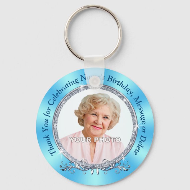 Personalisierte Foto Gastgeschenke für Sie, Foto Schlüsselanhänger (Vorderseite)