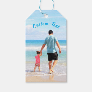 Personalisierte Foto-Geschenkmarke mit benutzerdef Geschenkanhänger