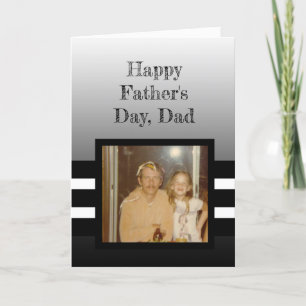 Personalisierte Foto Happy Vathers Day Card Karte