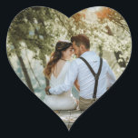 Personalisierte Foto-Hochzeit Herz-Aufkleber<br><div class="desc">Anpassen mit einem Foto des Ehepaares Hochladen Sie Ihre Bilder einfach,  und erstellen Sie Ihre eigenen. Das verwendete Referenzfoto dient nur zur Veranschaulichung und ist nicht im Kauf enthalten.</div>