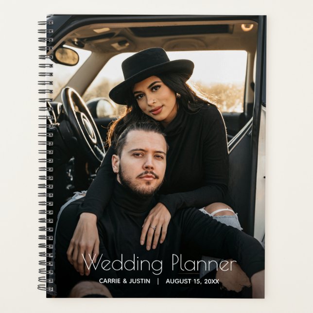 Personalisierte Foto-Hochzeit Planer (Vorderseite)