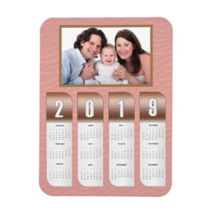 personalisierte Foto-Kalender 2019 Magnet