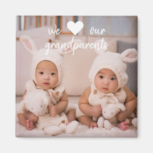 Personalisierte Foto-Magnete für Großeltern Magnet