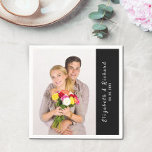 Personalisierte Foto-Name-Vorlage für Paare