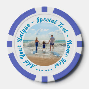 Personalisierte Foto-Poker-Chips mit individuellem Pokerchips