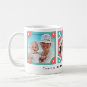 Personalisierte Foto-Rahmen-Collage der Kaffeetasse