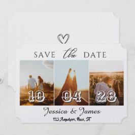 Personalisierte Foto-Save-the-Date-Karten zum indi Save The Date