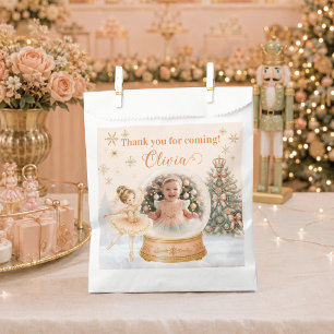 Personalisierte Foto-Schneekugel Nussknacker Balle Geschenktütchen