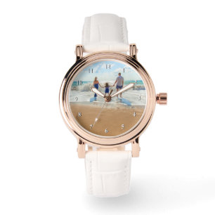 Personalisierte Foto-Uhr - individuelles Geschenk Armbanduhr