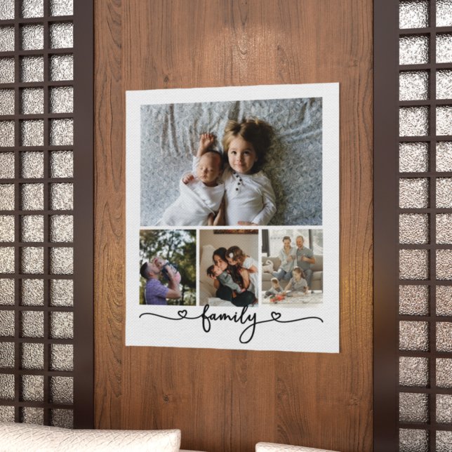 Personalisierte Foto- und Text-Fotocollage Familie Poster (Von Creator hochgeladen)