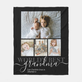 Personalisierte Foto- und Textfotografie Fleecedecke