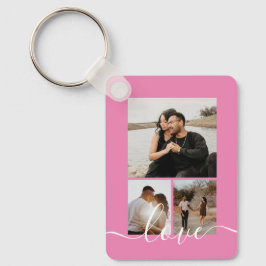Personalisierte Foto- und Textfotografie Schlüsselanhänger