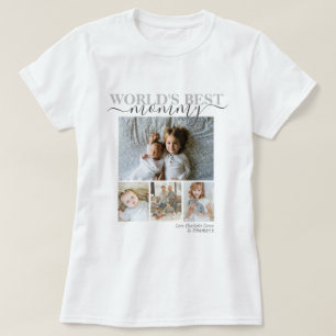 Personalisierte Foto- und Textfotografie T-Shirt