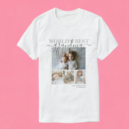 Personalisierte Foto- und Textfotografie T-Shirt