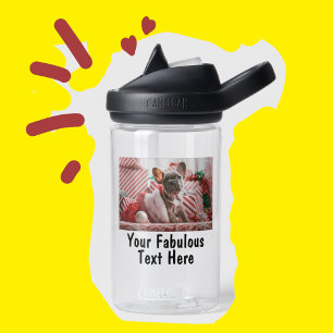 Personalisierte Foto- und Textkids Trinkflasche