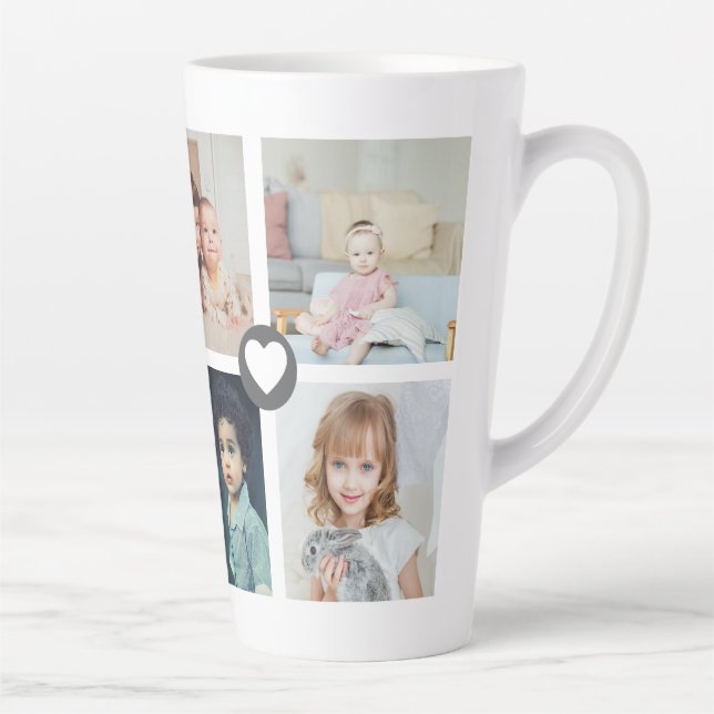 Personalisierte Foto- und Textsammlung Milchtasse (Rechts)