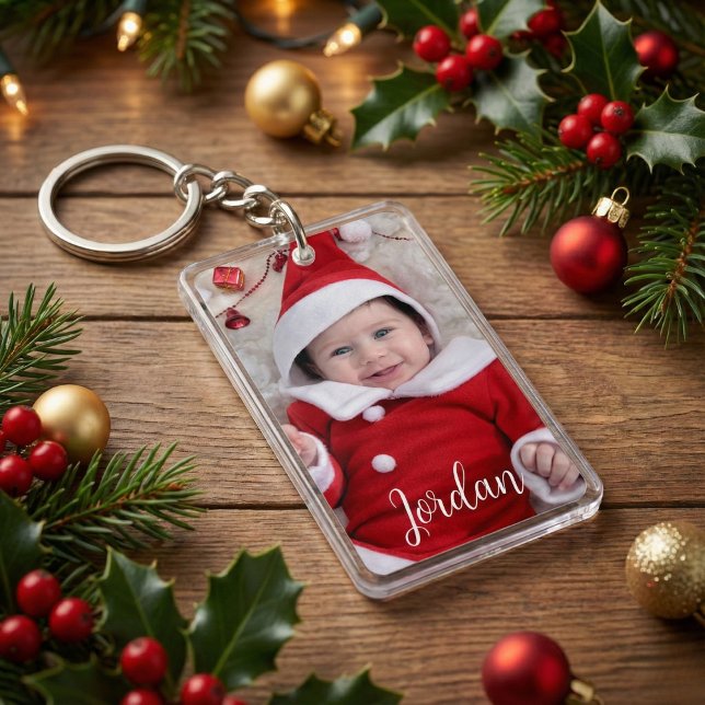 Personalisierte Foto- und Textwahrheit Schlüsselanhänger (Personalized Photo and Text Keepsake Keychain)