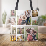 Personalisierte FotoCollage<br><div class="desc">Personalisierte Familienfotografie-Collage Tote Bag</div>