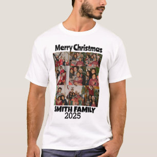 Personalisierte FotoCollage einer Familie T-Shirt