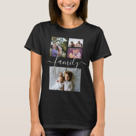 Personalisierte FotoCollage einer Familie T-Shirt