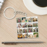 Personalisierte Fotocollage-Familie Schlüsselanhänger<br><div class="desc">Fügen Sie einfach Ihre Fotos zu einem benutzerdefinierten Collage Schlüsselanhänger hinzu.</div>