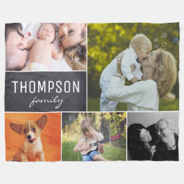 Personalisierte FotoCollage Fleecedecke