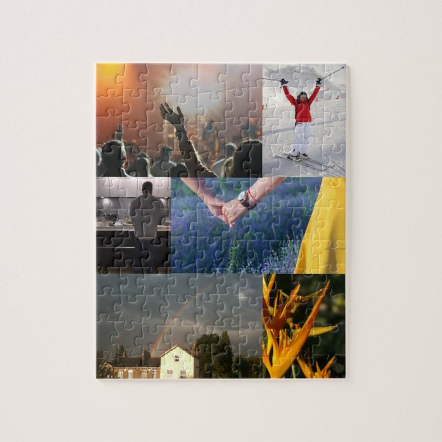 Personalisierte Fotocollage Jigsaw Puzzles (Vertikal)