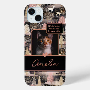 Personalisierte FotoCollage Moderne Weihnachten Case-Mate iPhone Hülle
