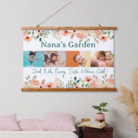 Personalisierte FotoCollage Nana Grandmas Garten
